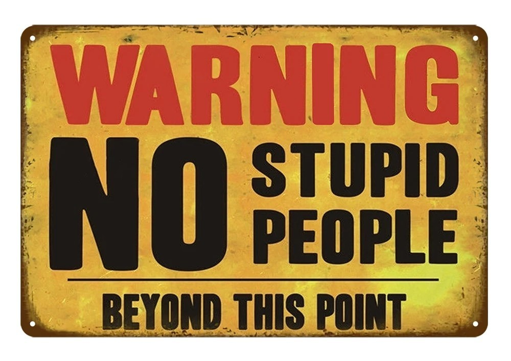 BEYOND THIS POINT Home Wall Man Cave Rustic Vintage Look Workshop Bar Metal Sign