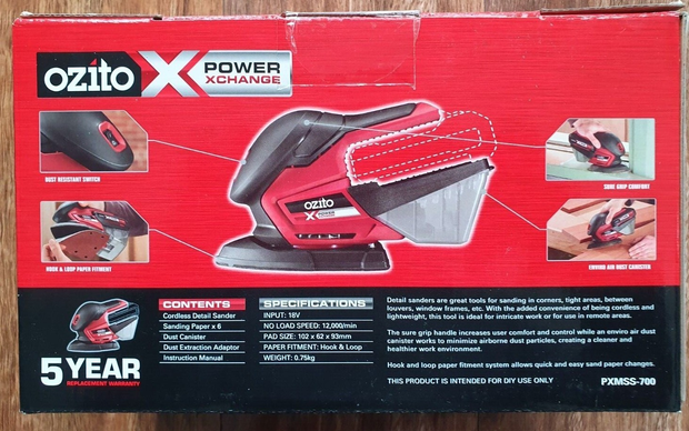 Cordless Detail Sander