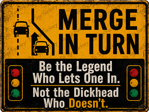 BE THE LEGEND Home Workshop Shed Garage Bar Shop Traffic Warning Tin Metal Sign - Tin Sign Factory Australia