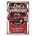 SERVICE EXPERT Home Wall Man Cave Shed Garage Workshop Bar Pub Metal Tin Sign - Tin Sign Factory Australia