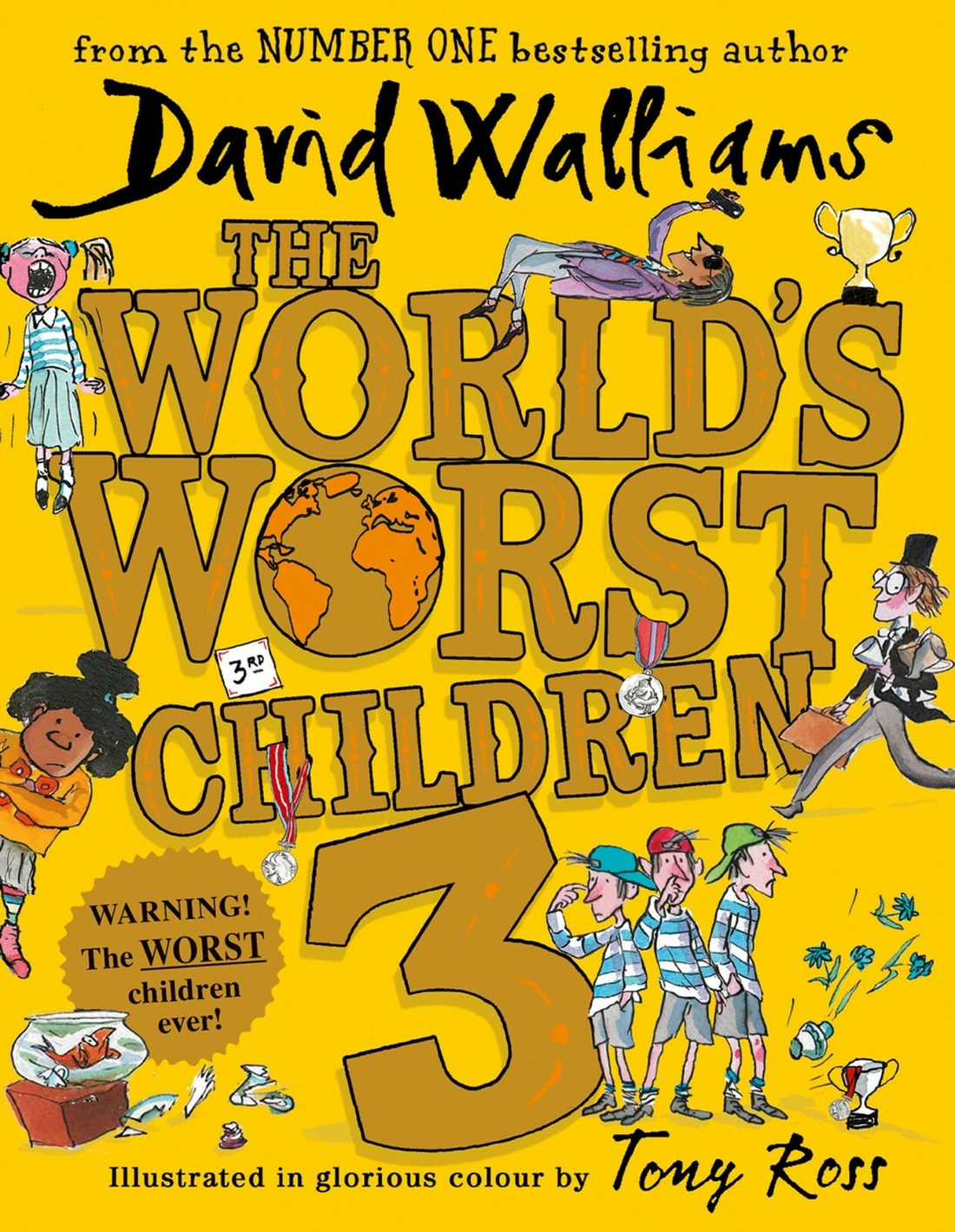 The World's Worst Children 3 By David Walliams Paperback - Tin Sign Factory Australia