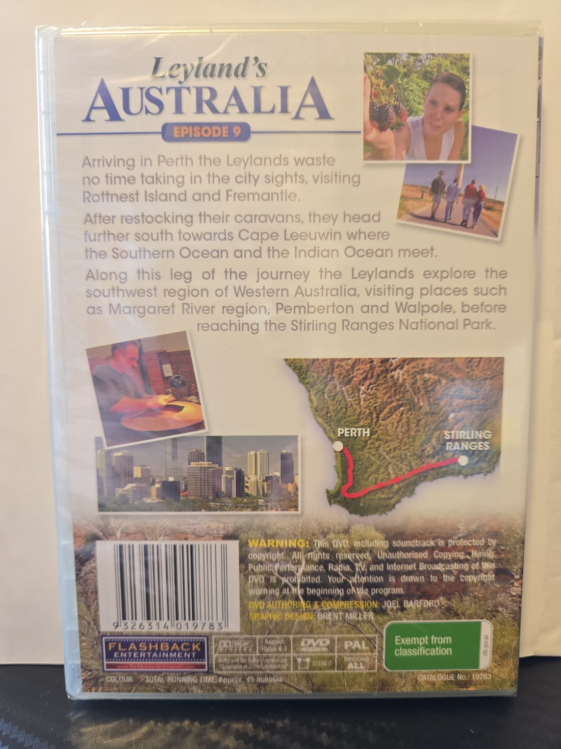 Leyland's Australia Episode 9 Perth To Sterling DVD - NEW SEALED Region All