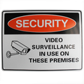 Warning Security Notice Sign Video Surveillance In use 200x300mm Metal Safety - Tin Sign Factory Australia