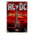 Tin Metal Sign ACDC BAND AC DC MUSIC THUNDERS TRUCK 20x30cm Rustic Vintage - Tin Sign Factory Australia