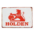 Warning Metal Tin Sign 300 x 200mm Holden Rustic Look Vintage Man Cave & Bar sig - Tin Sign Factory Australia
