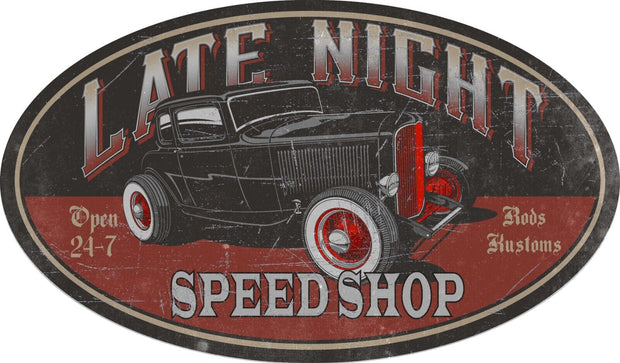 NEW Mopar & Hanger oval tin metal sign