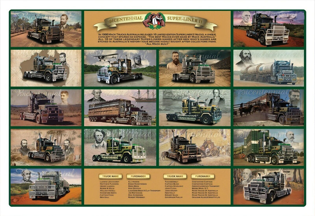 Mack Trucks Bicentennial Tin Metal Sign Man Cave New free postage - Tin Sign Factory Australia