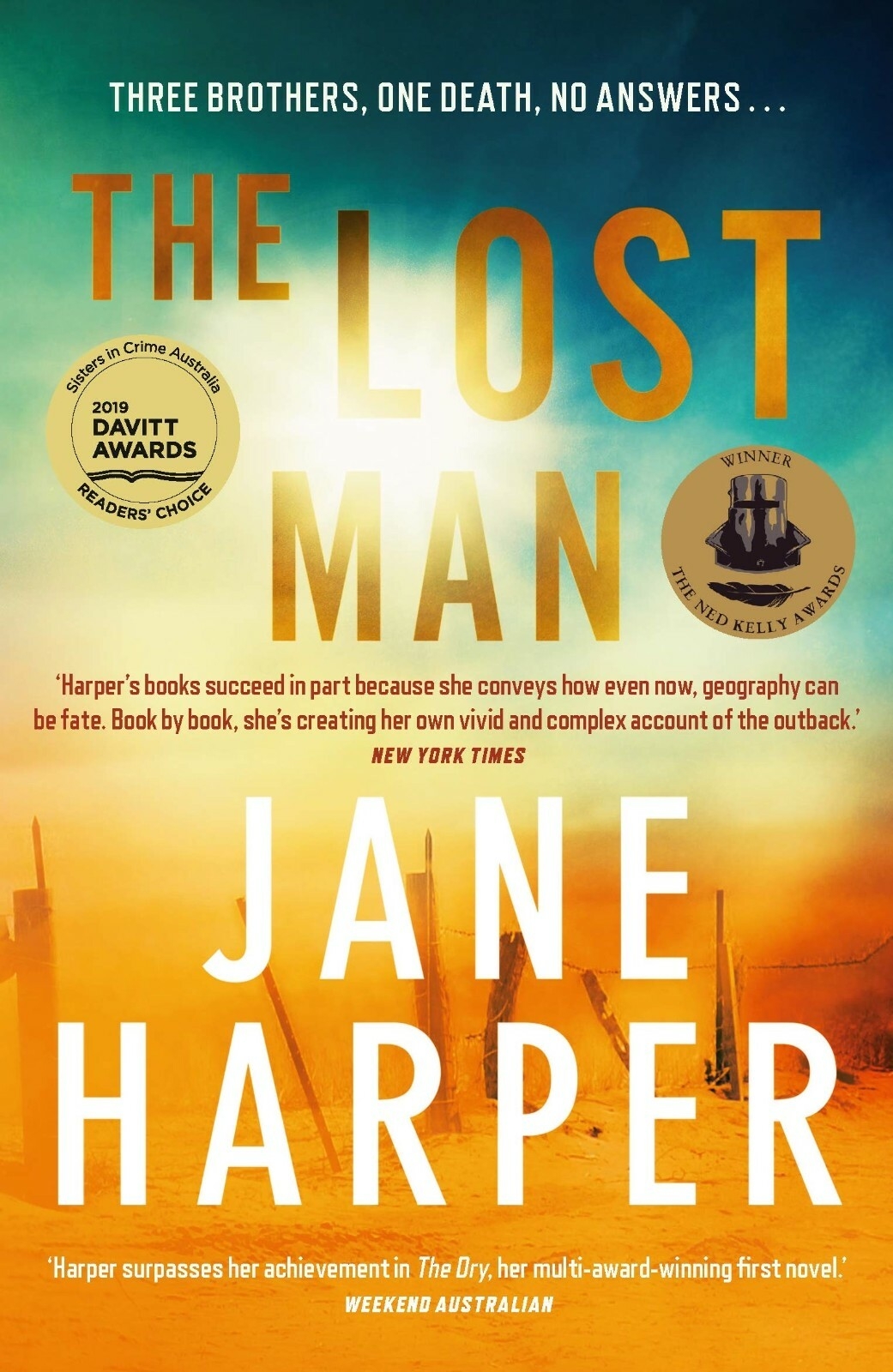 The Lost Man By Jane Harper - Paperback Book - Tin Sign Factory Australia