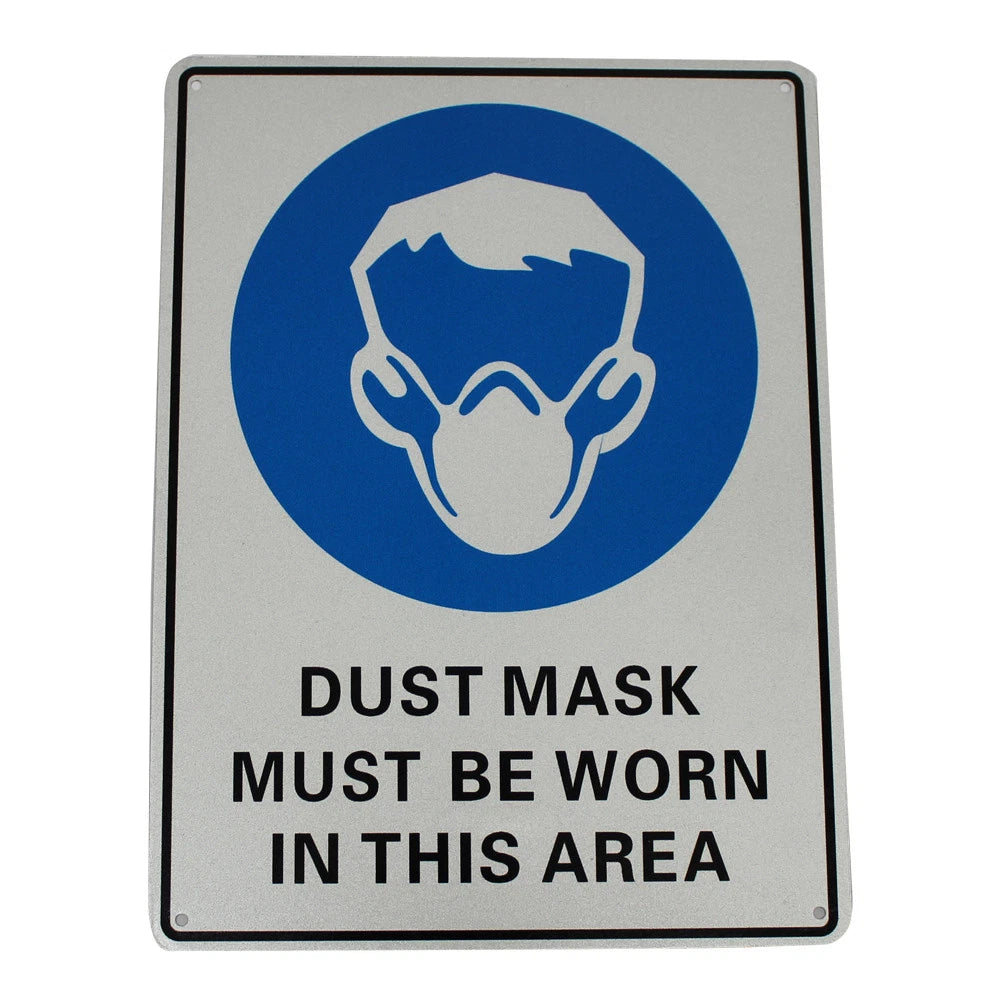 Warning Safety Sign Mask Must Be Worn in This Area 200x300mm Metal
