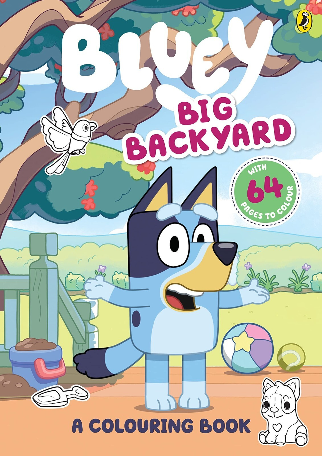 Bluey: Big Backyard: A Colouring Book - Paperback Book - Tin Sign Factory Australia