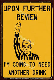 FURTHER REVIEW Retro/ Vintage Tin Metal Sign Man Cave, Wall Home Décor, Shed-Gar