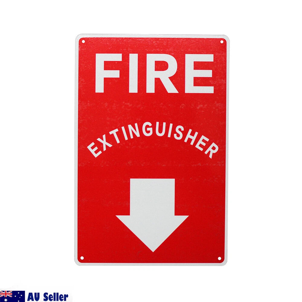 Warning Notice Fire Extinguisher Sign 200x300mm Metal Emergency Fire - image 2