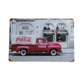 Metal Tin Sign Coca Cola Truck MAN CAVE brand new 200x300mm - Tin Sign Factory Australia