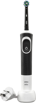 Oral-B PRO 100 CROSSACTION Rechargeable Electric Toothbrush Midnight Black - Tin Sign Factory Australia