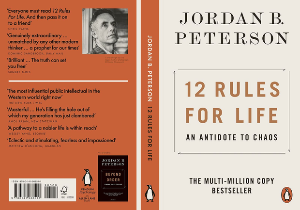 12 Rules For Life by Jordan B Peterson Bestseller (Paperback)