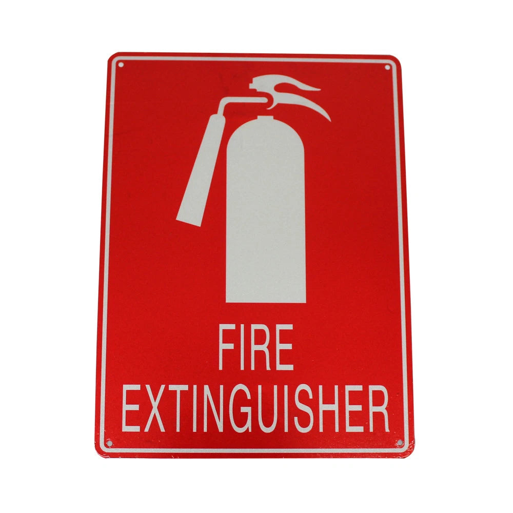 Warning Notice Fire Extinguisher Sign 200x300mm Emergency Fire Safety