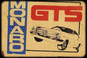 Monaro GTS metal sign 20 x 30 cm