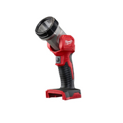 Red and black Milwaukee flashlight 