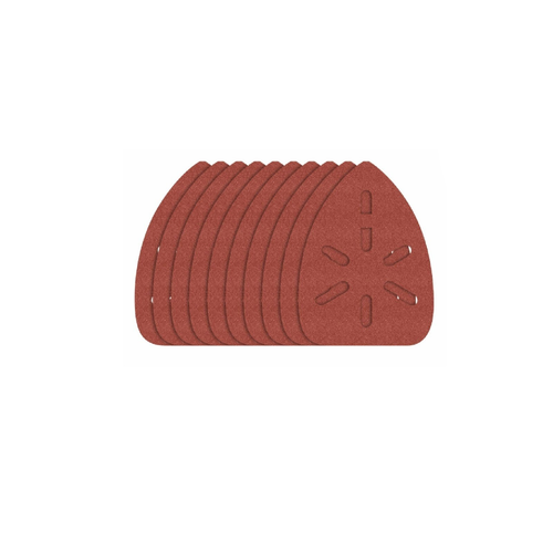 Set of red sanding discs 