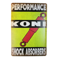 Tin Sign PERFORMANCE KONI Sprint Drink Bar Whisky Rustic Look - Tin Sign Factory Australia