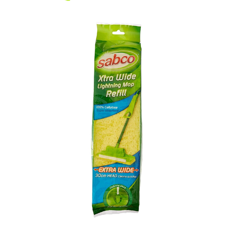 Sabco Xtra Wide Lightning Mop Refill 