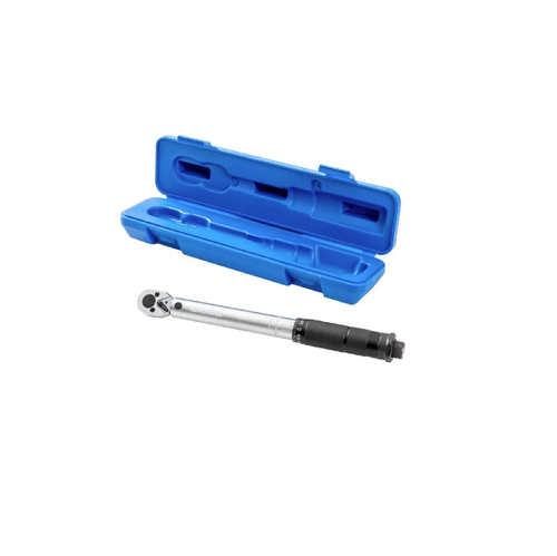 Torque wrench with blue case 