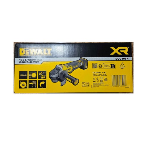 DeWalt angle grinder packaging 