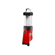 Red and black portable lantern 