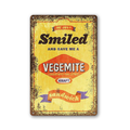 VEGEMITE Smiled sandwich Kraft Tin Signs Man Cave Shed Garage Bar - Tin Sign Factory Australia