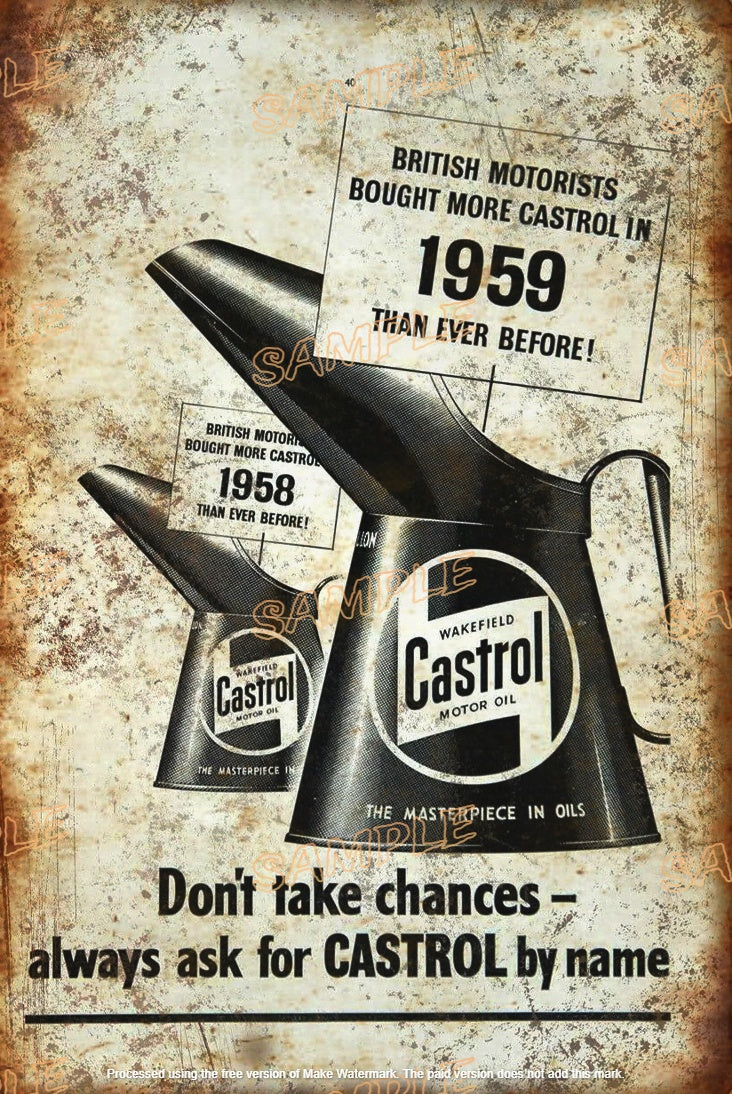 TAKES CHANCES Retro Vintage Rustic Look Home Shed Garage Decorative Lounge Bar Wall Tin Metal Signs