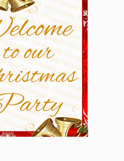 WELCOME PARTY Christmas Season Metal Sign 40 x 60 cm Australia Wide