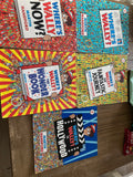 Complete set of five Where's Wally books by Martin Handford