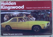 HOLDEN KINGSWOOD Tin Metal Sign Man Cave Vintage Style Car Sign Brand New