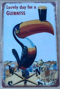 LOVELY DAY FOR A GUINNESS Tin Metal Sign Home Decor - Tin Sign Factory Australia