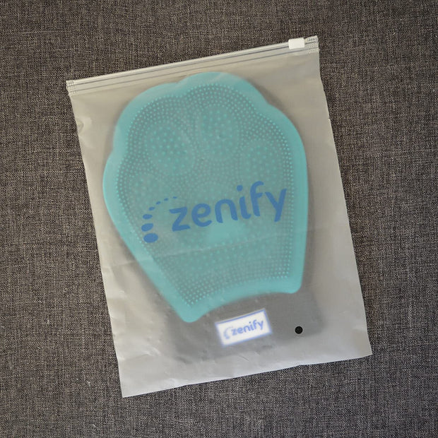 Luxurious Zenify 2-in-1 Pet Grooming Glove: Deshedding Mitt for Dogs and Cats