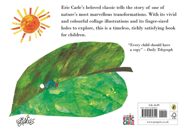 The Very Hungry Caterpillar Paperback Book for Kids by Eric Carle - Enchanting and Enlightening Reading Adventure
