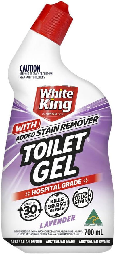 "Ultra-Effective Lavender-Scented Toilet Gel - 700ml for a Luxurious Clean!"