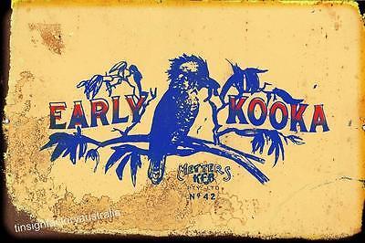 EARLY KOOKA   Metal  Sign  20x 30 cm - TinSignFactoryAustralia