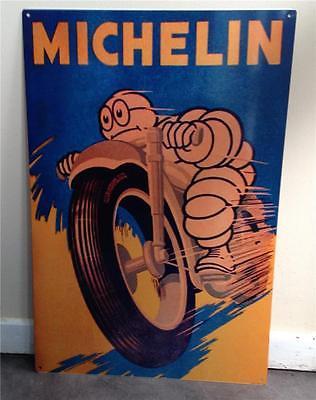 MICHELIN MAN Metal Sign 40 cmx 60 cm  Free POSTAGE - TinSignFactoryAustralia