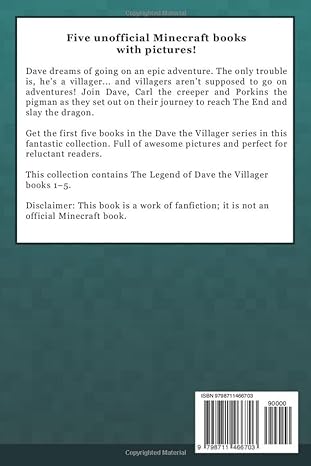 The Legend of Dave the Villager Books 1–5 Illustrated: a collection of unofficial Minecraft books