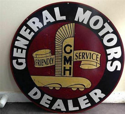 A GENERAL MOTORS DEALER Metal Sign 560 mm Wide Quality Free Postage