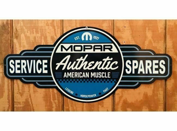 Mopar Metal Tin Sign bar garage car Service Spares American muscle FREE POSTAGE