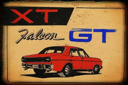 XT FALCON GT metal sign 20 x 30 cm