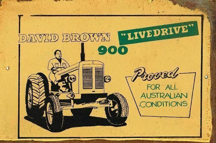 David Brown 900 metal sign 20 x 30 cm - Tin Sign Factory Australia