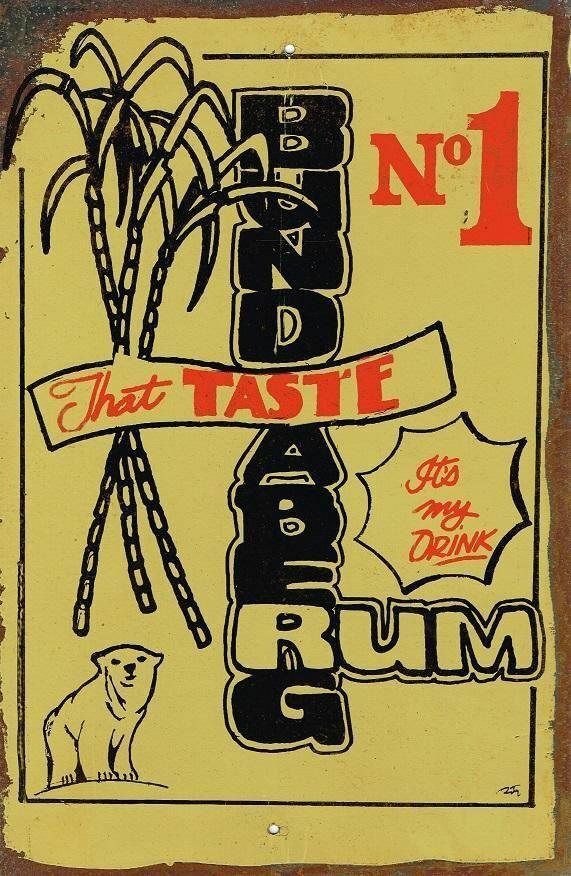 Bundy No 1 metal sign 20 x 30 cm - Tin Sign Factory Australia