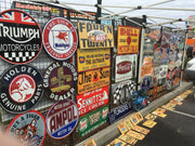 Ampol Motor Oil metal tin sign bar garage