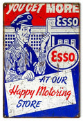 Golden Fleece Service Station tin metal sign bar garage - - Tin Sign Factory Australia