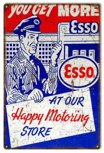 Golden Fleece Service Station tin metal sign bar garage - - Tin Sign Factory Australia