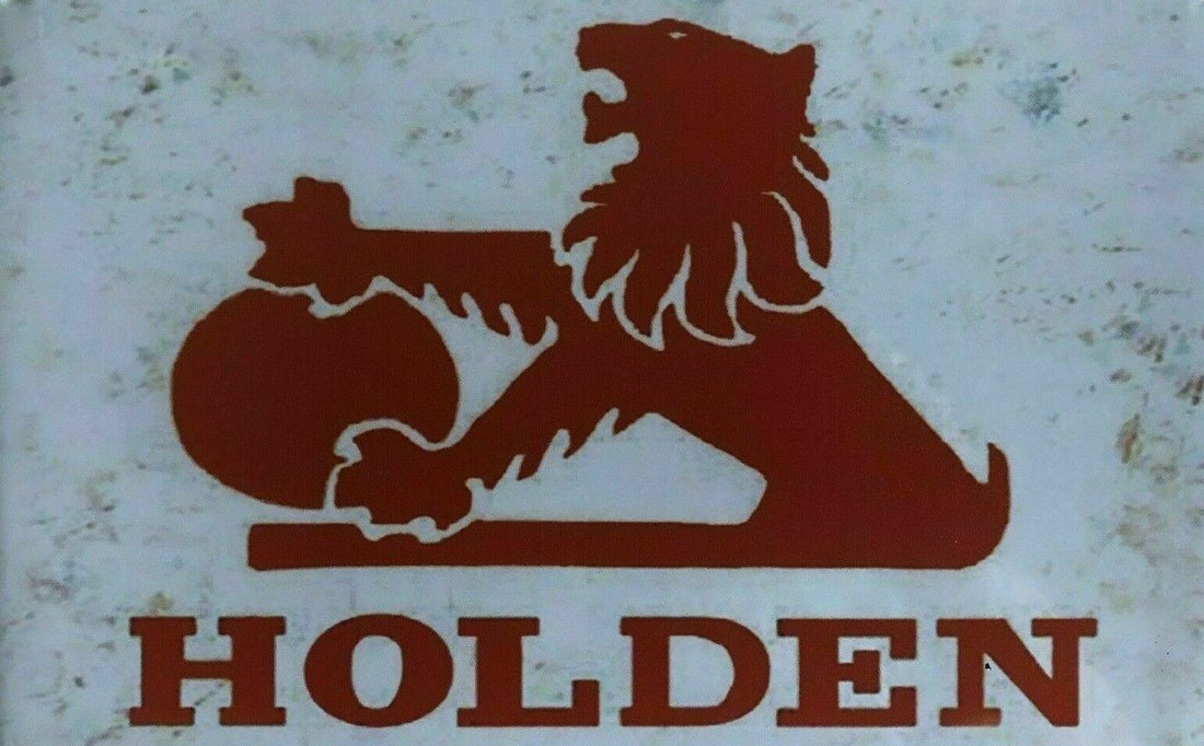HOLDEN Rustic Look Vintage Tin Metal Sign Man Cave, Shed-Garage & Bar Sign - Tin Sign Factory Australia