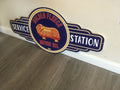 Golden Fleece Service Station tin metal sign bar garage - - Tin Sign Factory Australia